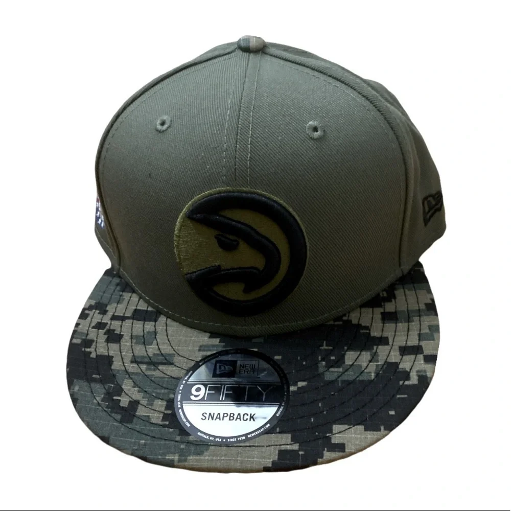 NBA Hawks New Era 9 Fifty SnapBack Hat - Picture 1 of 6